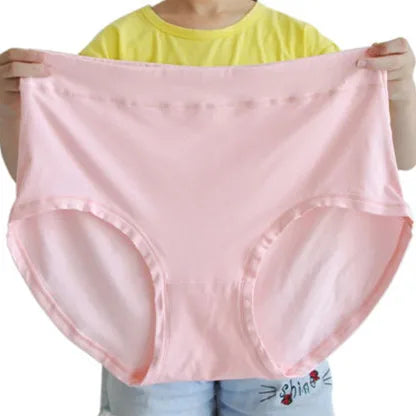 Women's Plus Size High-Rise Briefs | Soft Modal Cotton Underwear for 80–150kg (4XL–5XL)