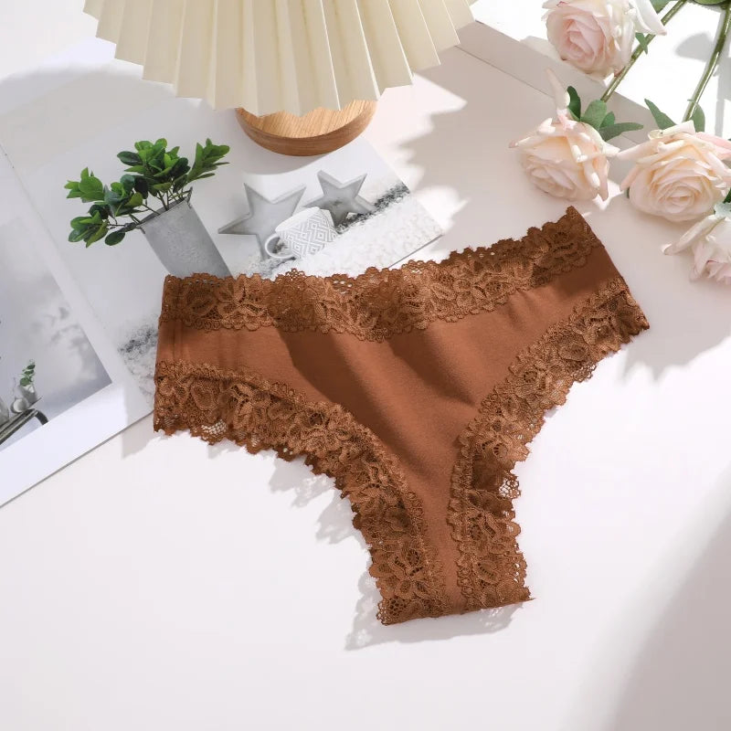 Cotton G-String Thong – Soft Breathable Low-Rise Underwear for Women (S–XL, 6 Colors)