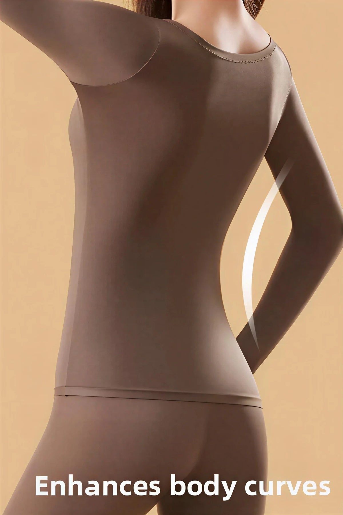 Thermal Underwear Set for Women – High-Elasticity Skin-Tight Warm Base Layer, Autumn/Winter (L–XL, 4 Colors)