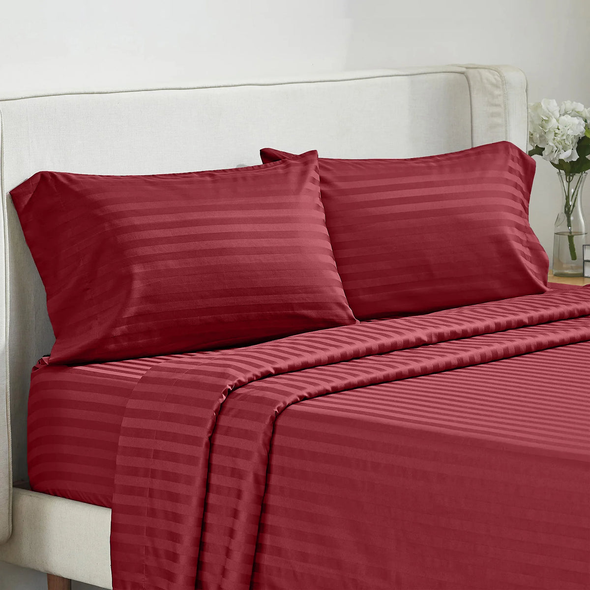 4-Piece Microfiber Sheet Set with Deep-Pocket Fitted Sheet