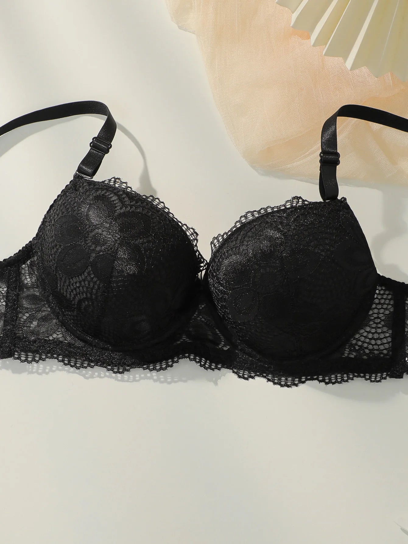 Lace Push-Up Bra & Bikini Brief Set — Underwire Floral Lace | Women's Lingerie