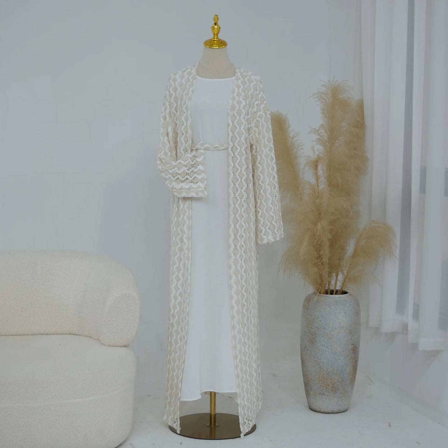 Luxury Dubai Modest Abaya Dress for Muslim Women Eid Islamic Holiday Party Outerwear Elegant Arabic Cardigan Coat Turkey Kaftan