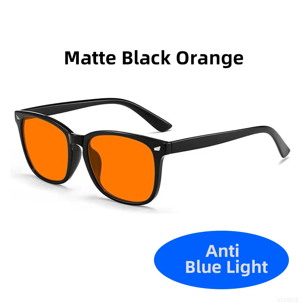 Square Tinted Glasses | Red, Orange or Clear Lenses