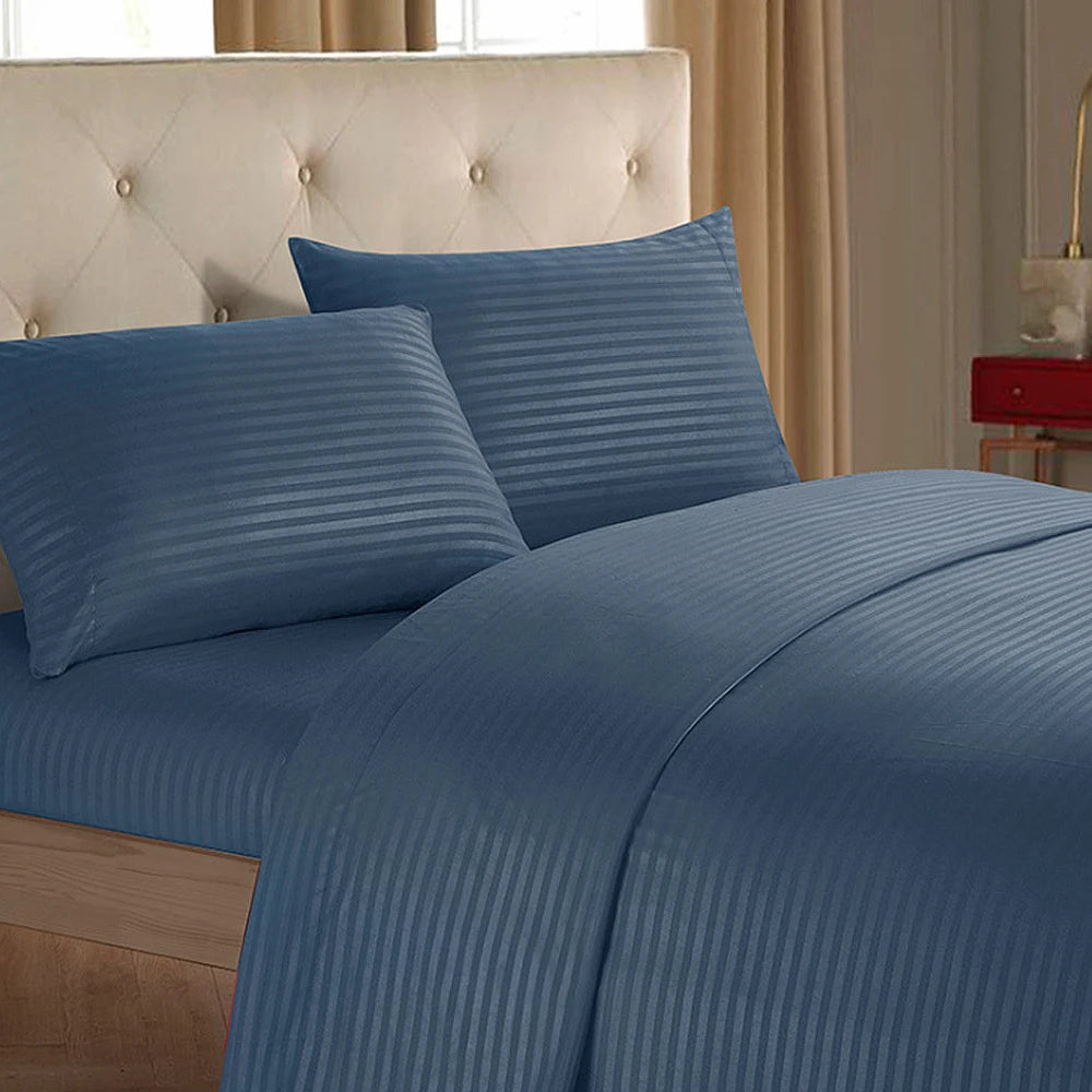 4-Piece Microfiber Sheet Set with Deep-Pocket Fitted Sheet