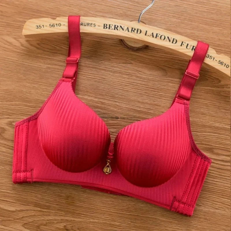 Women's 8CM Thick Padded Push Up Bra | Wireless Seamless T-Shirt Bra for Small Chest (32–38)