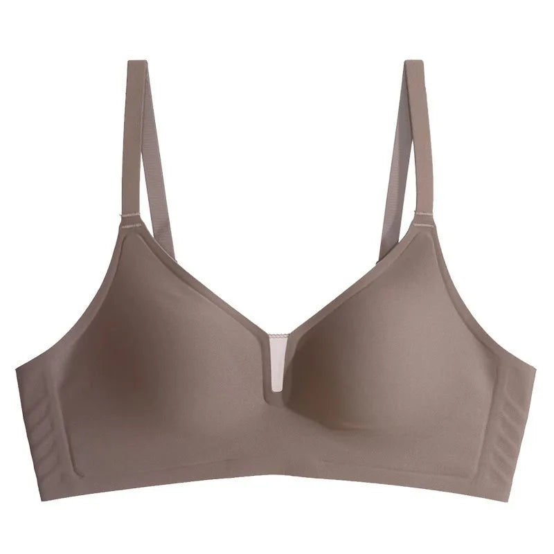 Women's Wireless Bra – Jelly Gel Support | Seamless Push-Up U-Back