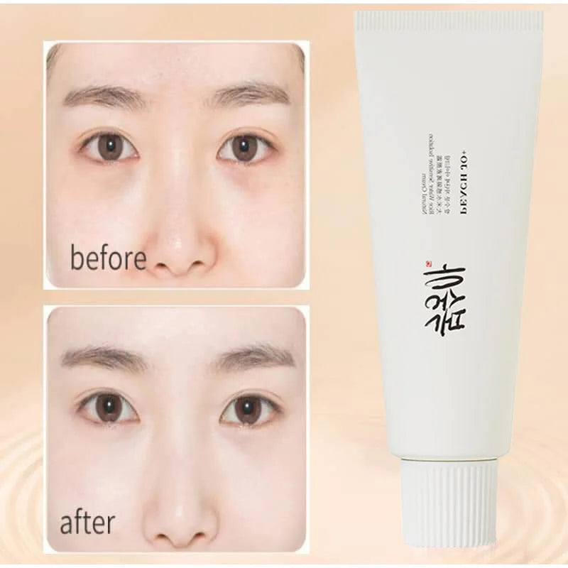 Korean Rice Essence Sunscreen – UV Protection, Moisturizing & Makeup Primer