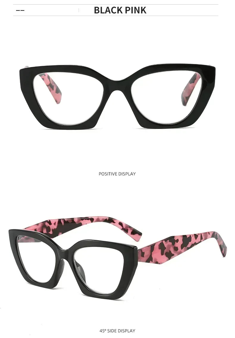 Cat Eye Reading Glasses | Colorful Frames | +1.00 to +4.00