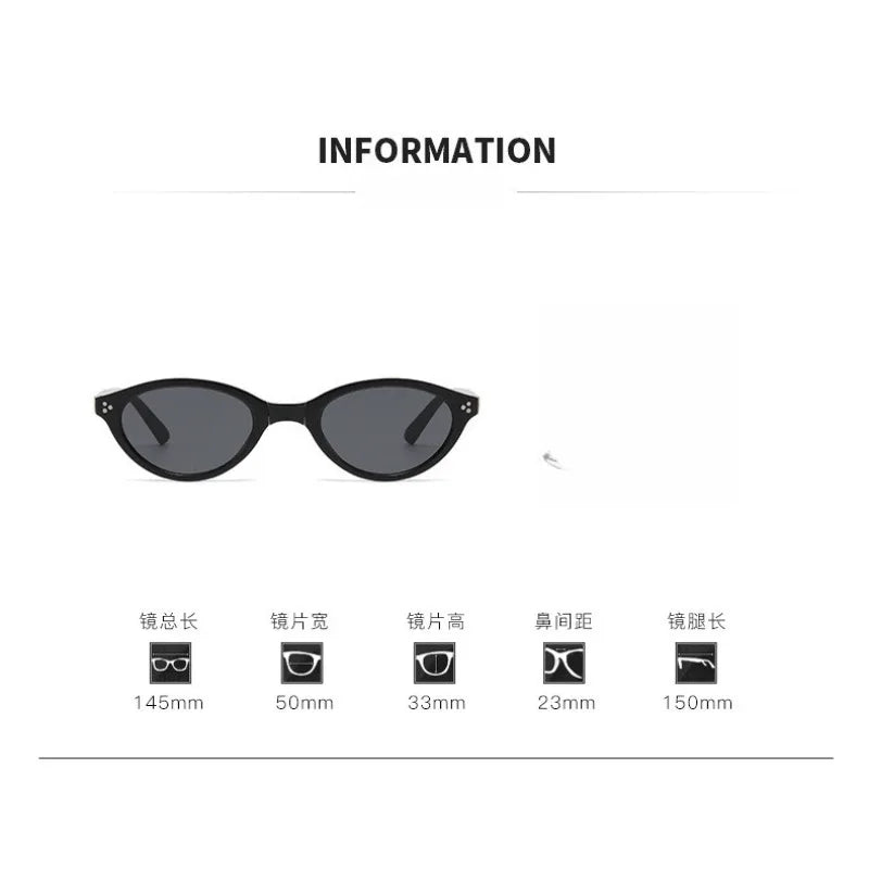 Foldable Oval Photochromic Glasses | Myopia Lens Options
