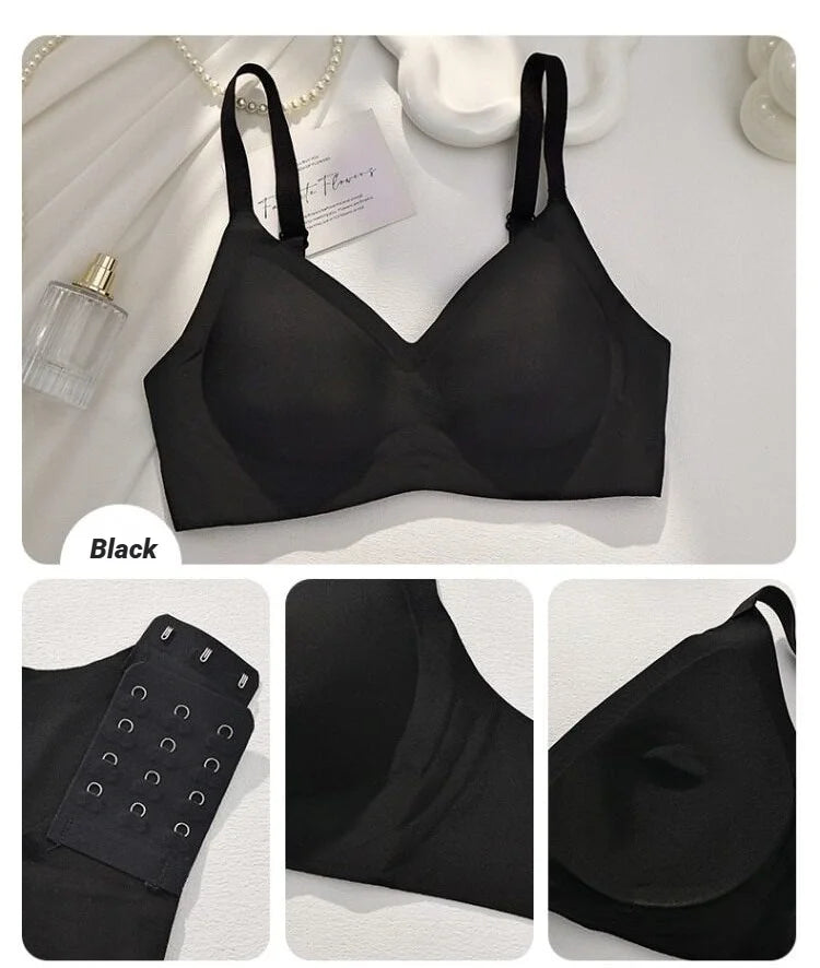 Women's Seamless Push-Up Bra – Wire-Free Soft Support for Small Chest