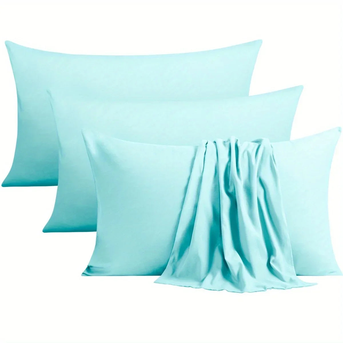 4-Pack Microfiber Pillowcases with Envelope Closure