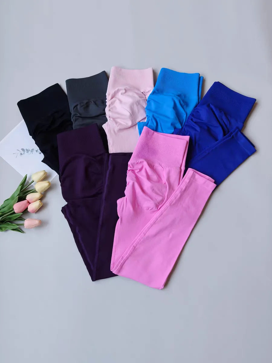 Women's High Waist Seamless Gym Yoga Leggings Push-Up Sport Tights High Elastic Fitness Running Pants Hip Lift Gym Pilates Wear