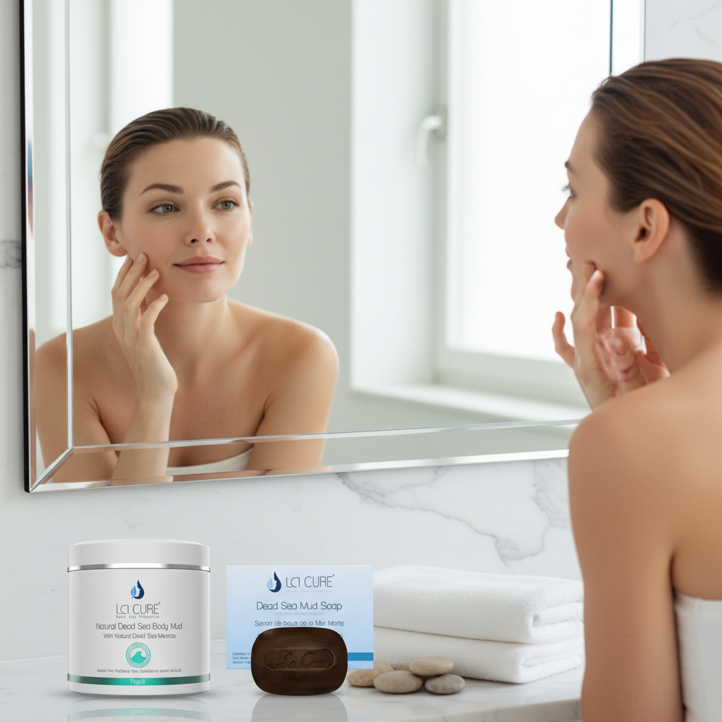 La Cure Dead Sea Mud Mask & Soap Set – Deep-Cleansing Face & Body Duo