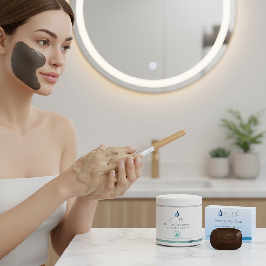La Cure Dead Sea Mud Mask & Soap Set – Deep-Cleansing Face & Body Duo