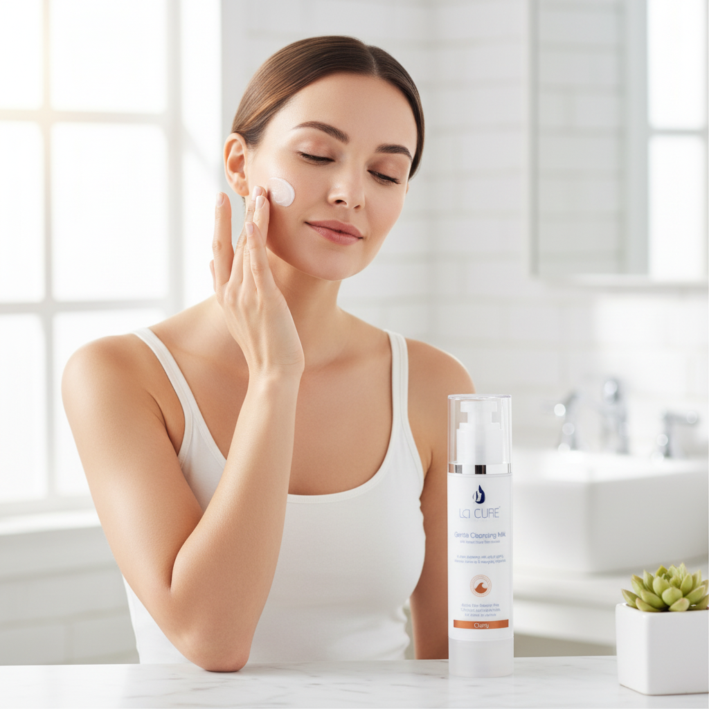 La Cure Dead Sea Gentle Cleansing Milk – Hydrating Makeup Remover for Sensitive Skin, 100ml