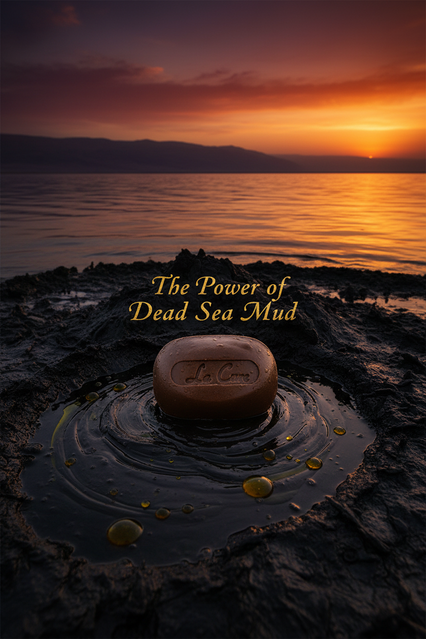 La Cure Dead Sea Mud Soap – Deep-Cleansing Face & Body Bar for Oily Skin, 90g
