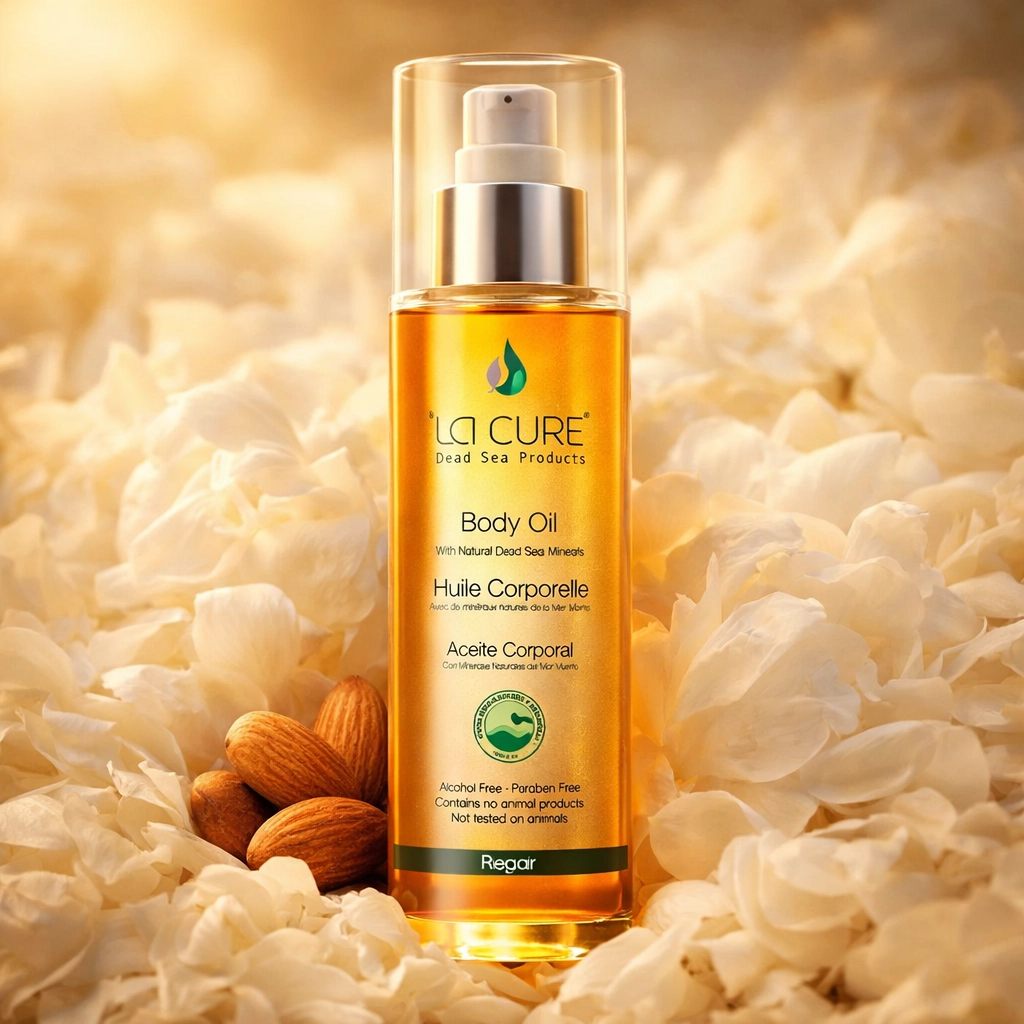 La Cure Papaya Body Butter & Dead Sea Body Oil Duo – Moisturizing Spa Set