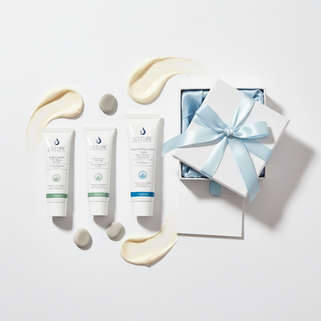 La Cure Dead Sea Royal Glow Trio – 3-Step Anti-Aging Facial Care Gift Set